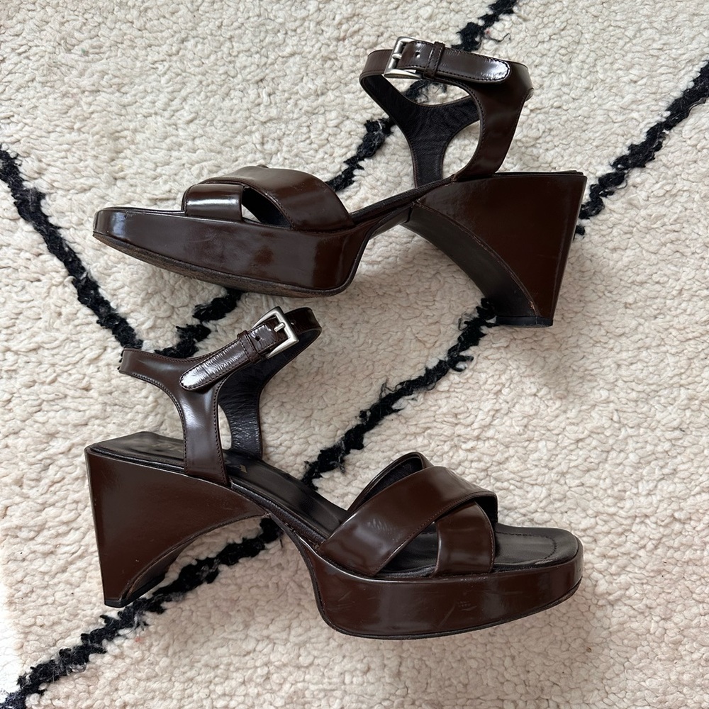 Prada Rare Chunky Sandals SS 1997